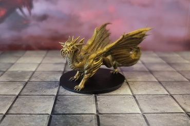 ouro Dragão Atualizada masmorras dragões 3D print model - Mito3D