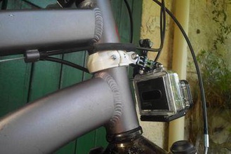 gopro 40mm bike mount your home 3d print model - Mito3D