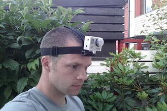 gopro head strap mount andere headmount Kopf Kamera nylon Gurt - Befestigung barspin daniel noree 3d print model - Mito3D