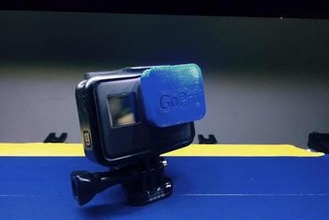 gopro Held 2018 Linse Kappen mehrere Versionen Gadget 5 gropro Deckel montieren 3d print model - Mito3D