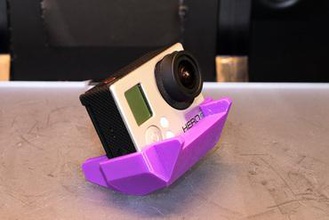 gopro poliedro stand gadget fusion 360 3d print model - Mito3D