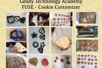 goudy technology academy fuse cookie customizer education holidays cookies 3d print model - Mito3D