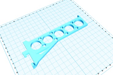 griffin pro xl 3d printer spool holder replacement parts enhancements delta 3D print model - Mito3D