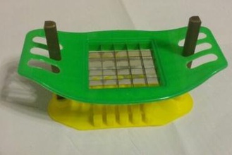 guia para cortadora patatas gadget di patate cut freecad 3d print model - Mito3D