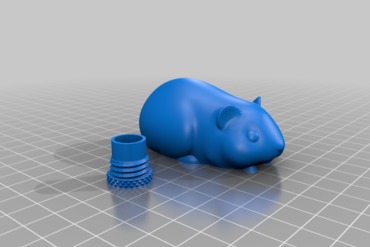 Guinea Schwein Geocache Geocaching 3D print model - Mito3D