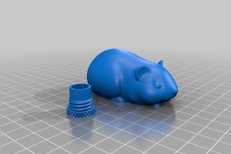 Guiné porco geocache geocaching 3d print model - Mito3D