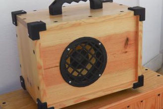 guitar cabinet parts maker diy audio speaker 3d print model - Mito3D