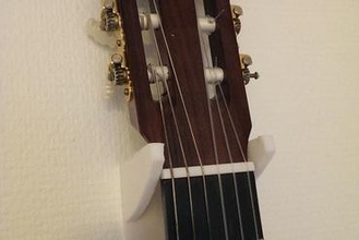 guitar wall hook your home hanger hooks 3d print model - Mito3D