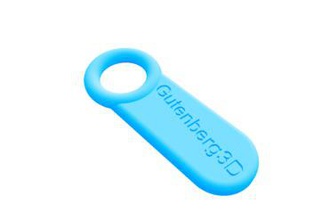 gutenberg3d key chain other 3d print model - Mito3D