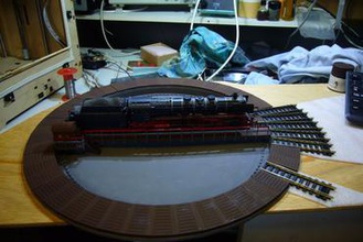 h0 treno giradischi miniature 3d print model - Mito3D