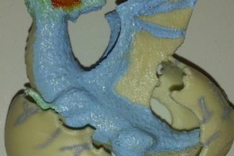 hachting Drachen Kunst dragon ei 3d print model - Mito3D