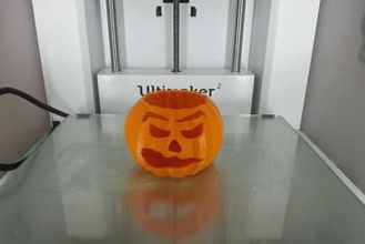 halloween pumpkim su casa 3d print model - Mito3D