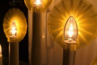 halo électrique avent candélabres christmastree lumières votre maison les fêtes de noël advet l'avent candélabre adventsljusstake gloriole ornement lumière bougie 3d print model - Mito3D