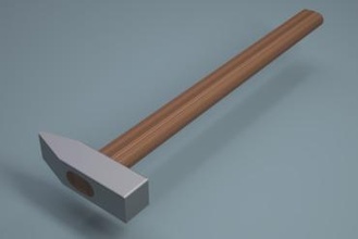 marteau Fabricant Bricolage outil outils 3d 3d print model - Mito3D