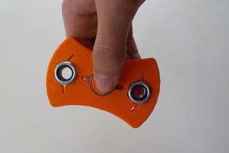hand spinner elastic design toys fidget toy 3d print model - Mito3D