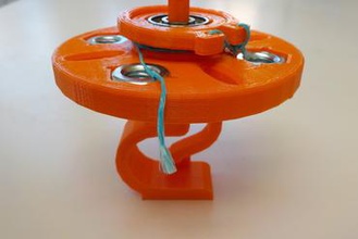 hand spinner string launcher - Spielzeug hand-spinner 3d print model - Mito3D
