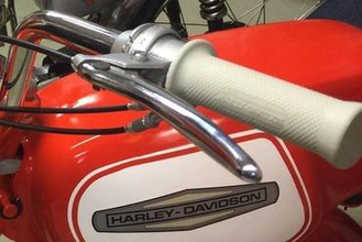 manejar 1966 hd m50s otros la manija harley-davidson m50 renovar de reparación motocicleta manillar tpe tpu ninjaflex goma hule 3d print model - Mito3D