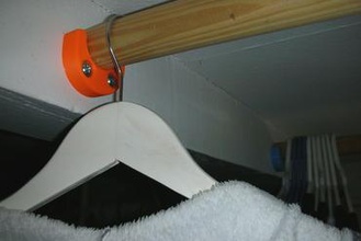 hanger pole bracket your home beam 3d print model - Mito3D