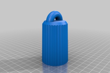 asılı vidalamak konteyner yer önbellek 3D print model - Mito3D