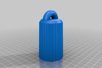 suspensão parafuso recipiente geocache geocaching 3d print model - Mito3D
