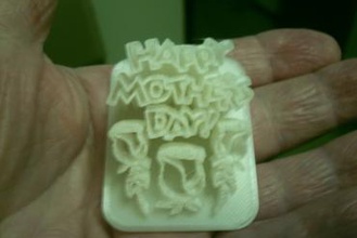 happy mothersday Ihre home 3d print model - Mito3D