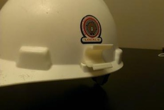 capacete com lanterna clip gadget clipe farol 3d print model - Mito3D
