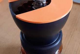 hario moulin à café en céramique couvercle votre maison le du bon meuleuse 3d print model - Mito3D