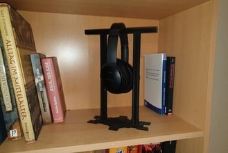 auricular estante soporte tu hogar casa auriculares 3d print model - Mito3D