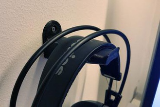 headset hanger Ihre home Kopfhörer Kopfhörer-Halter die Wandmontage Wand steelseries Sibirien computer gaming 3d print model - Mito3D