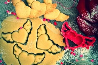 kalp kanatları kesici çerez ev aşk kanatlar kurabiye pişirme mutfak oogime diy hediye 3d print model - Mito3D
