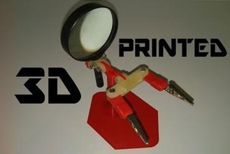 helping hands soldering electronics v2 maker diy tolls 3d print model - Mito3D