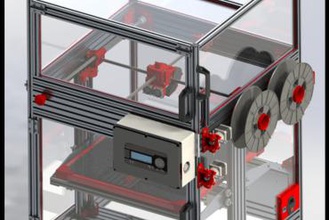 herculien Stampante 3d di parti miglioramenti ingentis eustazio grande volume costruzione 3d print model - Mito3D