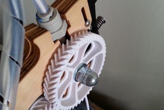 herringbone gears ultimaker original feeder 3d printer parts enhancements 3d print model - Mito3D