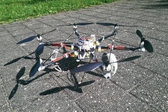 hexacopter maker fai da te multiwii multicopter rc 3d print model - Mito3D