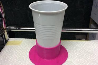 high-end anti-tilt device plastic cups your home cup 3d print model - Mito3D
