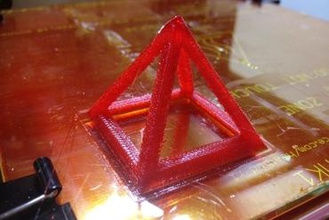 hollower calibration pyramid 3d printer parts enhancements 3d print model - Mito3D