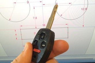 honda key housing gadget car keys useful 3d prints contest 3d print model - Mito3D