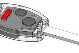 Honda piloto llave alojamiento oficial reemplazo articulo fabricante bricolaje 3d print model - Mito3D