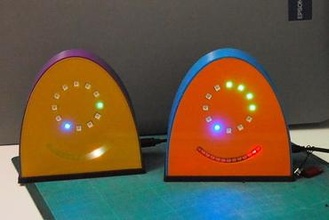horloge péndulo 3 fabricante bricolaje Abel arduino LED reloj 3d print model - Mito3D