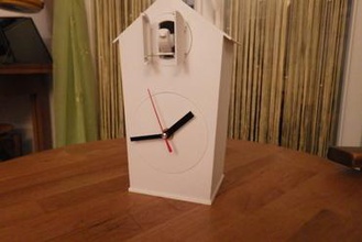 horloge coucou criador de diy cuco relógio abel belladone 3d print model - Mito3D
