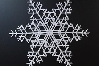 enormi fiocchi di neve, fiocco neve macchina la vostra casa enorme vacanza decorazione 3d print model - Mito3D