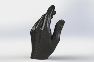 la mano humana Impresora 3d de piezas mejoras ultimaker 2 3d print model - Mito3D