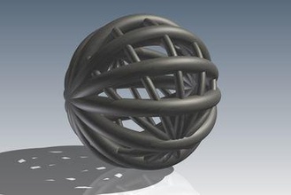 topu düşünün sanat 3d print model - Mito3D