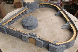 sonsuz kale tasarım Minyatürler rpg wargamming warhammer dungeons&dragons 3d print model - Mito3D