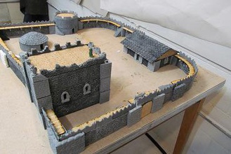 castelo infinito de expansão 1 edifícios e masmorras miniaturas rpg gamin wargaming dungeons & dragons manter 3d print model - Mito3D
