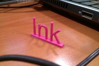 ink logo other 3d print model - Mito3D