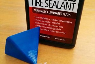 inner tube sealant funnel other bike flat tyre 3d print model - Mito3D