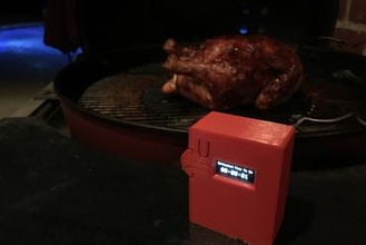 intelligrill powered feather your home ultimaker adafruit esp8266 thermometer 3d print model - Mito3D