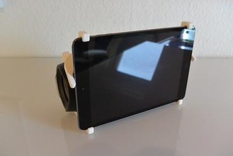 ipad jbl charge stand gadget 3 charge3 mini holder 3d print model - Mito3D
