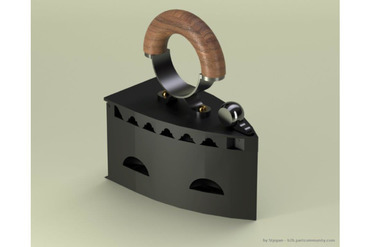plancha vapor vendimia hierro vinage vintage 3d 3D print model - Mito3D